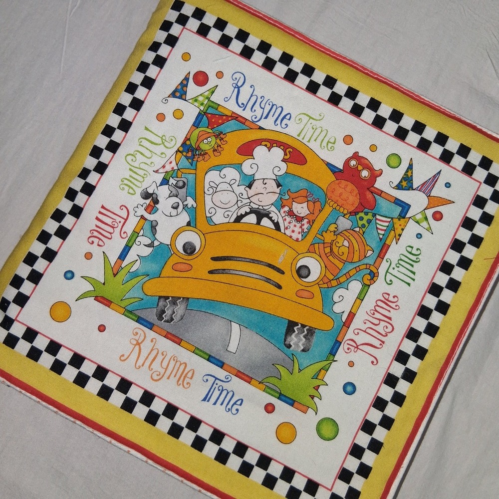 Rhyme Time Fabric Book Wheels on Bus Pat a Cake Come Back Soon‎